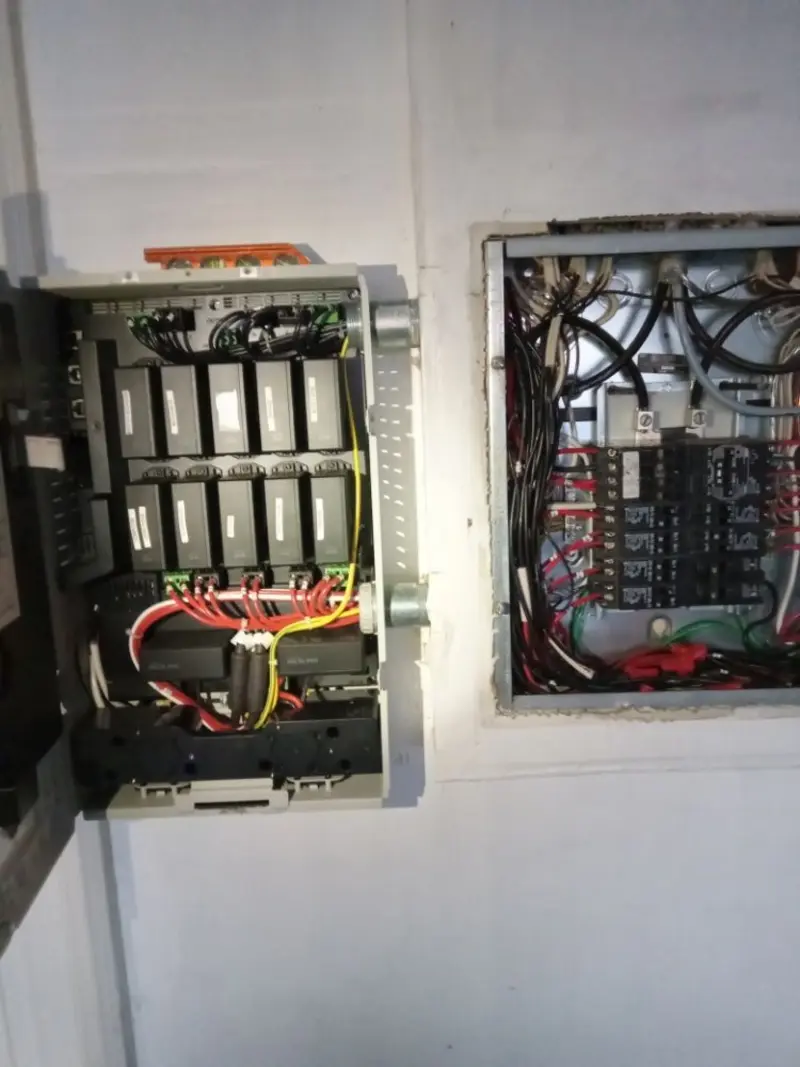 Electrical panel upgrade completed for Ring Doorbell Installation in Madison
